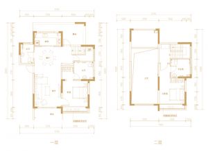 A1户型建筑面积约130.98-131.16㎡两房两厅三卫